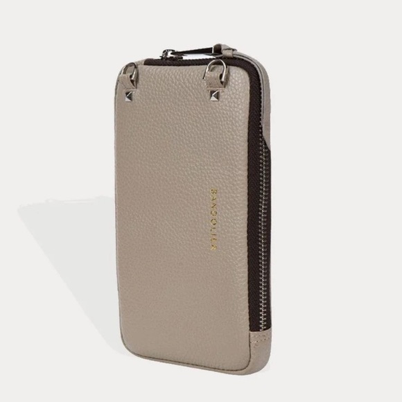 Bandolier Bags Expanded Pouchpebble Leather Expanded Zip Pouch In
